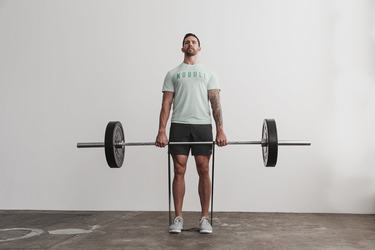 Nobull Men's T Shirts Green | Australia (NR4792)
